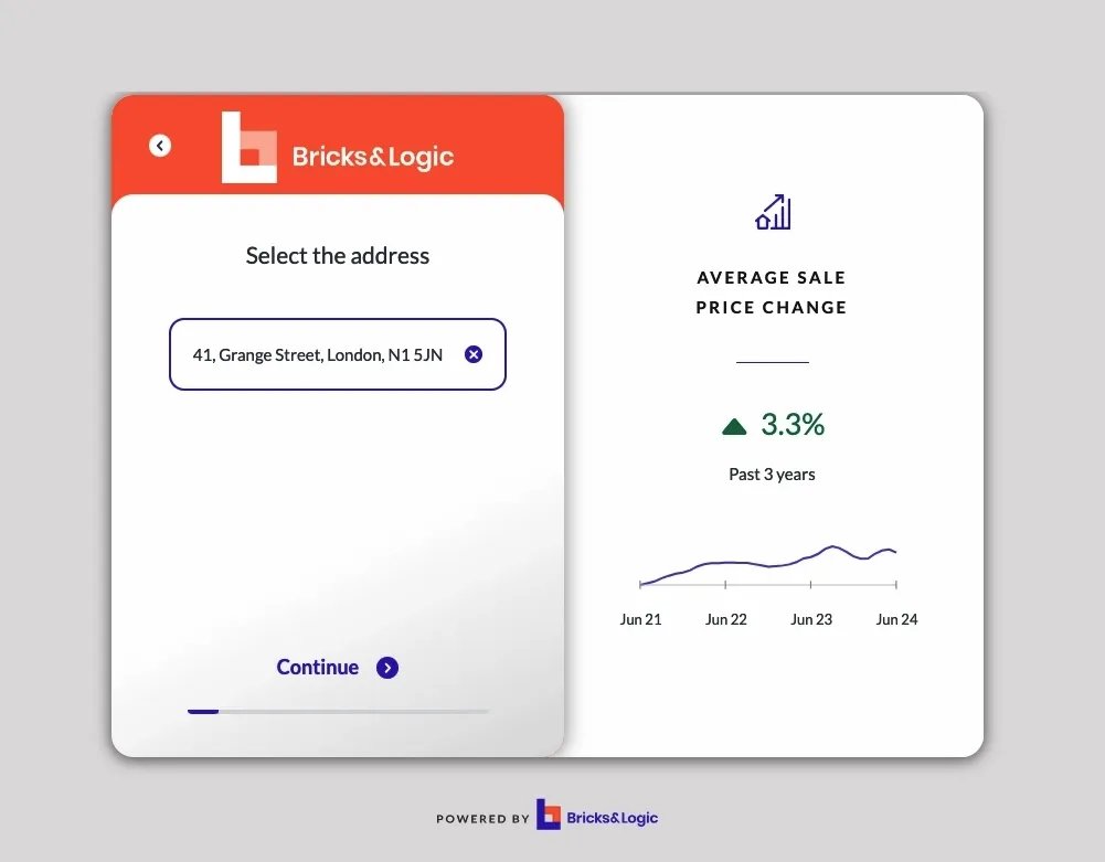 Fig. 02: Interesting and relevant stats specific to the property are provided throughout the journey to keep the user engaged