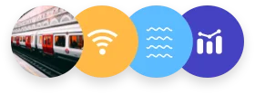 Icons representing local area info